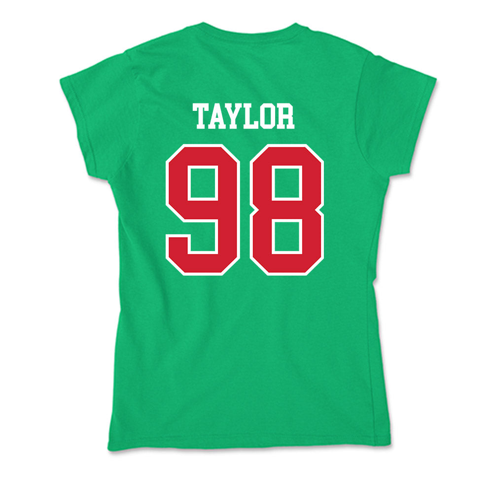 MVSU - NCAA Football : Derrick Taylor - Soft Style Women’s T-Shirt-1
