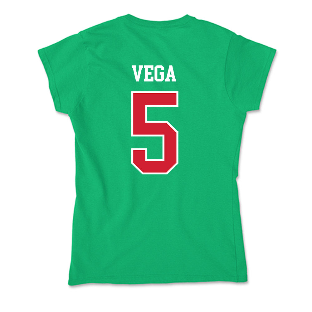MVSU - NCAA Women's Soccer : Julieta Vega - Soft Style Women’s T-Shirt-1
