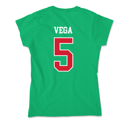 MVSU - NCAA Women's Soccer : Julieta Vega - Soft Style Women’s T-Shirt-1