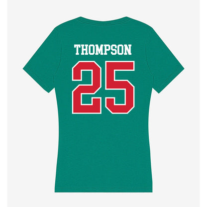 MVSU - NCAA Women's Basketball : Sydney Thompson - Women's V-Neck T-Shirt-1