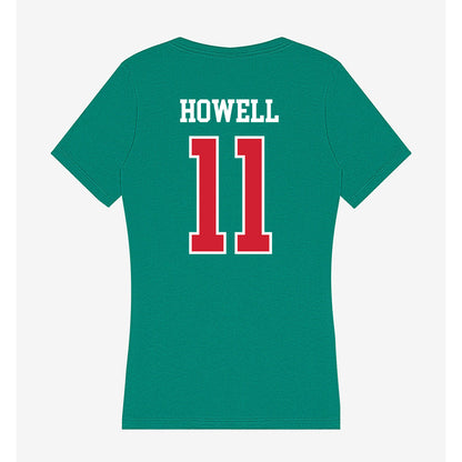 MVSU - NCAA Women's Basketball : Addison Howell - Women's V-Neck T-Shirt-1