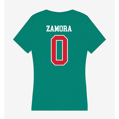 MVSU - NCAA Women's Soccer : Yvelisse Zamora - Women's V-Neck T-Shirt-1