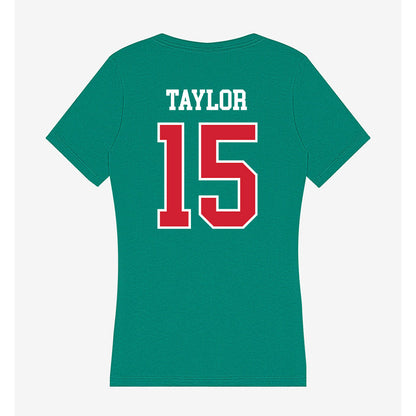 MVSU - NCAA Women's Basketball : Aaliyah Taylor - Women's V-Neck T-Shirt-1