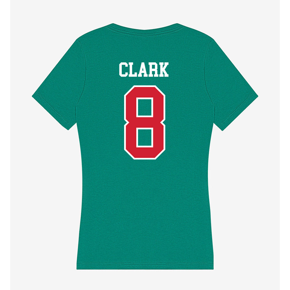 MVSU - NCAA Softball : Ashtyn Clark - Women's V-Neck T-Shirt-1