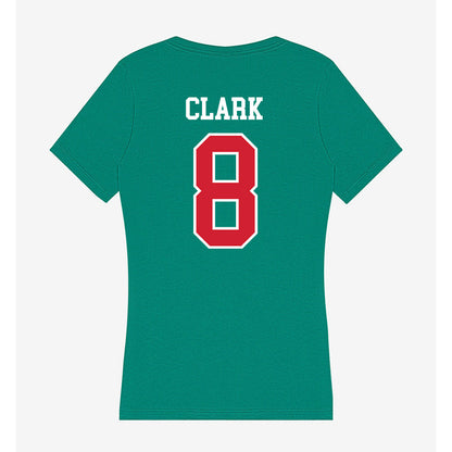 MVSU - NCAA Softball : Ashtyn Clark - Women's V-Neck T-Shirt-1