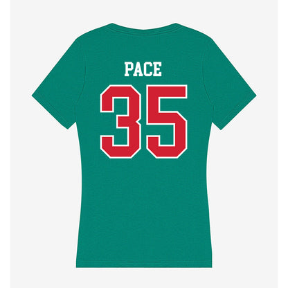 MVSU - NCAA Men's Basketball : Jonathan Pace - Women's V-Neck T-Shirt-1