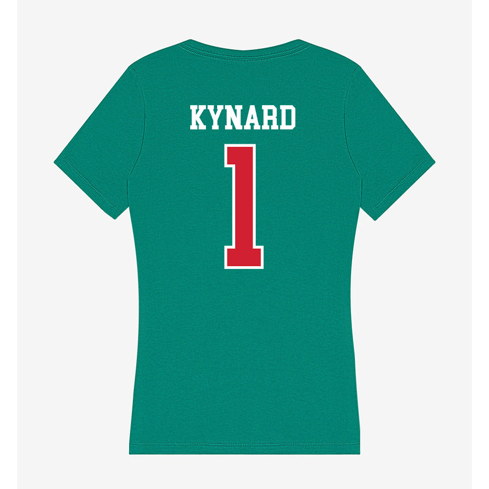 MVSU - NCAA Softball : Sheridan Kynard - Women's V-Neck T-Shirt-1