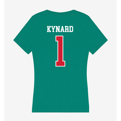 MVSU - NCAA Softball : Sheridan Kynard - Women's V-Neck T-Shirt-1