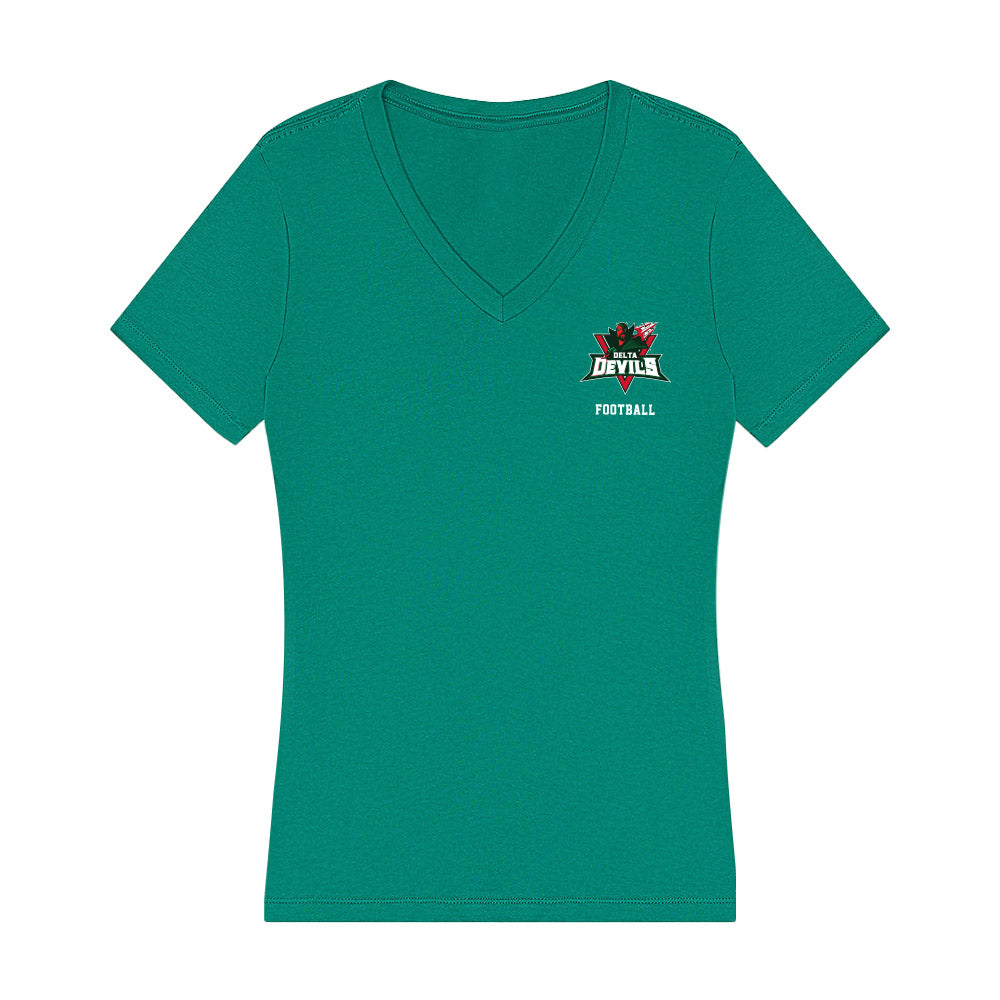 MVSU - NCAA Football : Nicholas DiGerolamo - Women's V-Neck T-Shirt-0