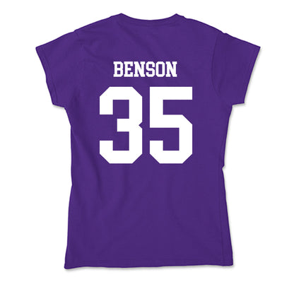 Sioux Falls - NCAA Baseball : Jonathan Benson - Soft Style Women’s T-Shirt-1