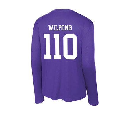 Sioux Falls - NCAA Wrestling : Abby Wilfong - Activewear Long Sleeve T-Shirt-1