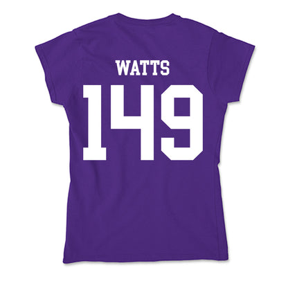 Sioux Falls - NCAA Wrestling : Sir Brandon Watts - Soft Style Women’s T-Shirt-1