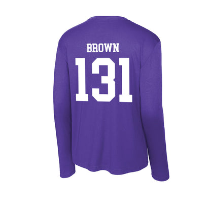 Sioux Falls - NCAA Wrestling : Sydnie Brown - Activewear Long Sleeve T-Shirt-1