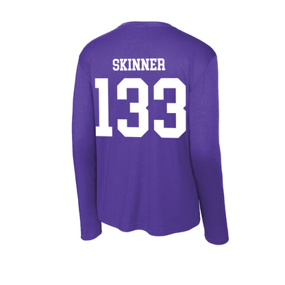 Sioux Falls - NCAA Wrestling : Bray Skinner - Activewear Long Sleeve T-Shirt-1