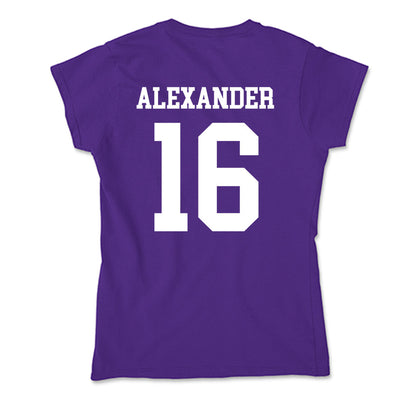 Sioux Falls - NCAA Softball : Alexis Alexander - Soft Style Women’s T-Shirt-1