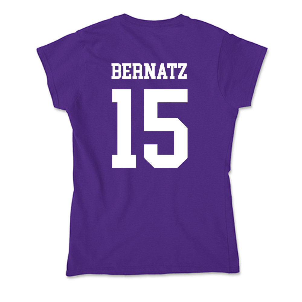 Sioux Falls - NCAA Men's Basketball : Owen Bernatz - Soft Style Women’s T-Shirt-1