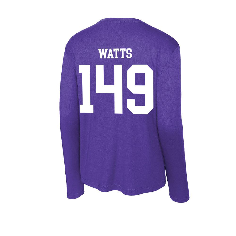 Sioux Falls - NCAA Wrestling : Sir Brandon Watts - Activewear Long Sleeve T-Shirt-1
