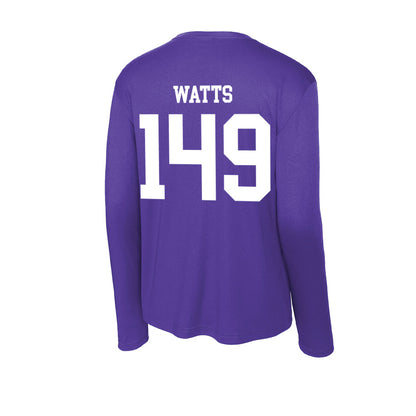 Sioux Falls - NCAA Wrestling : Sir Brandon Watts - Activewear Long Sleeve T-Shirt-1