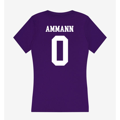 Sioux Falls - NCAA Baseball : Jake Ammann - Women's V-Neck T-Shirt-1