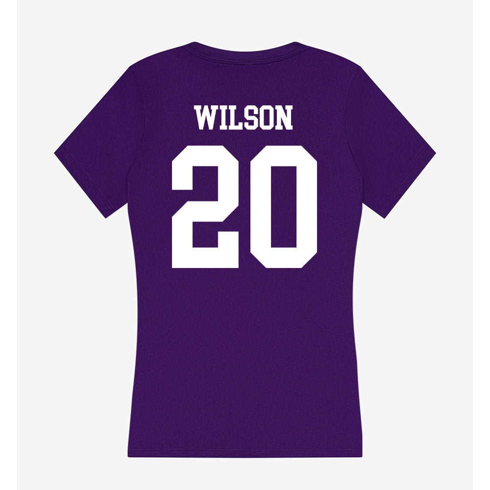 Sioux Falls - NCAA Women's Soccer : Chloe Wilson - Women's V-Neck T-Shirt-1