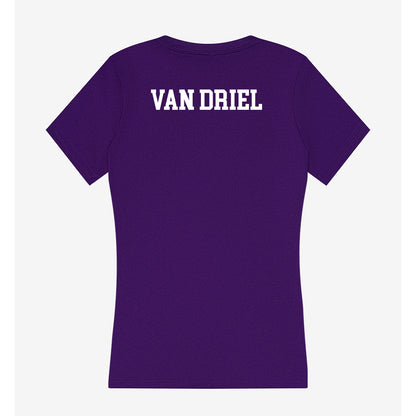 Sioux Falls - NCAA Women's Track & Field : Delanie Van Driel - Women's V-Neck T-Shirt-1