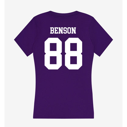 Sioux Falls - NCAA Baseball : Brady Benson - Women's V-Neck T-Shirt-1