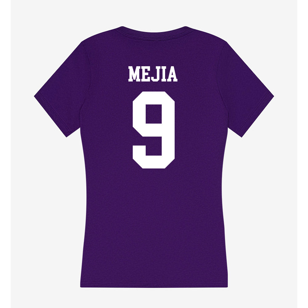 Sioux Falls - NCAA Softball : Ava Mejia - Women's V-Neck T-Shirt-1