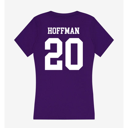 Sioux Falls - NCAA Football : Garret Hoffman - Women's V-Neck T-Shirt-1