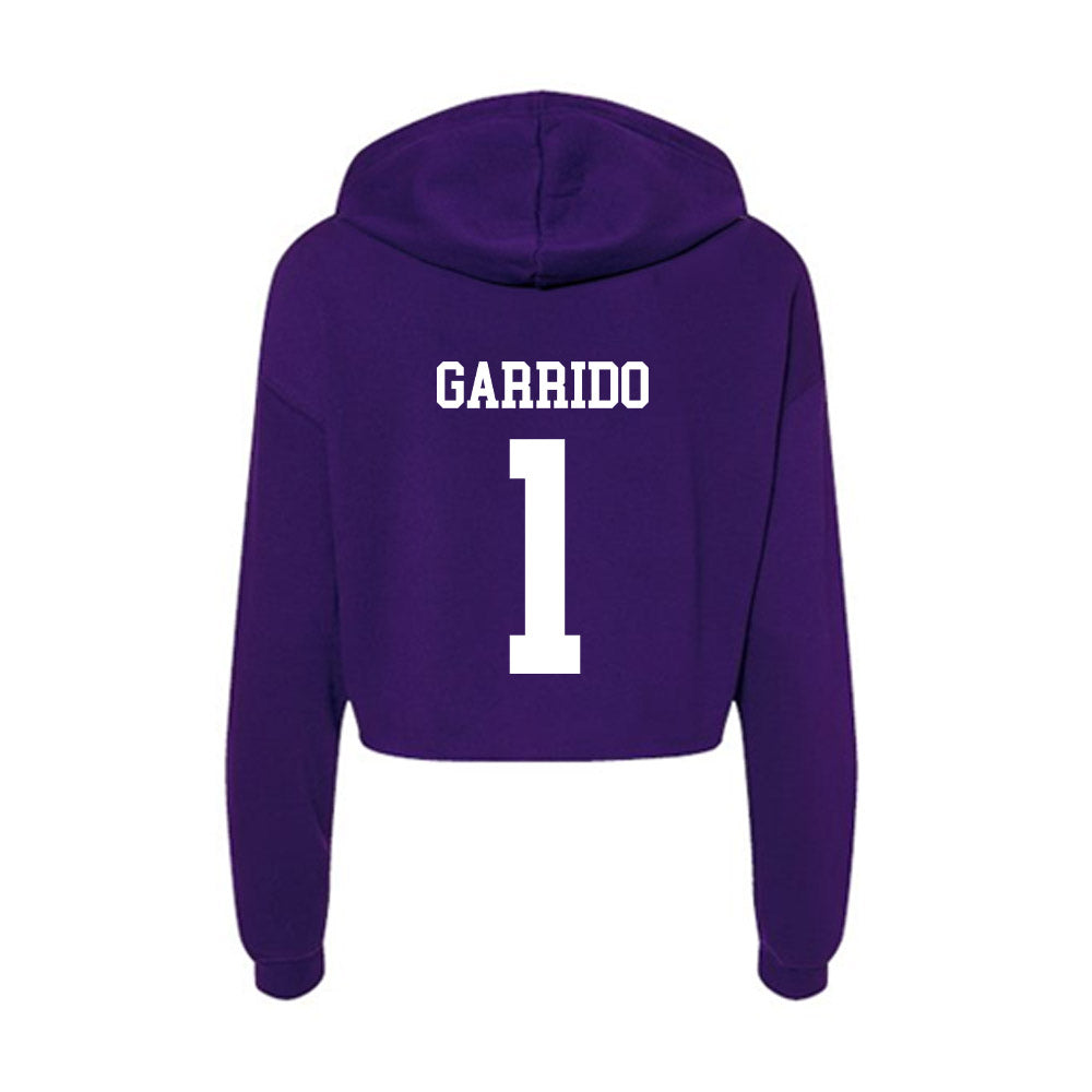 Sioux Falls - NCAA Softball : Tori Garrido - Women's Crop Fleece Hoodie-1