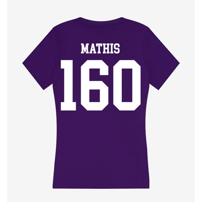 Sioux Falls - NCAA Wrestling : Maizy Mathis - Women's V-Neck T-Shirt-1