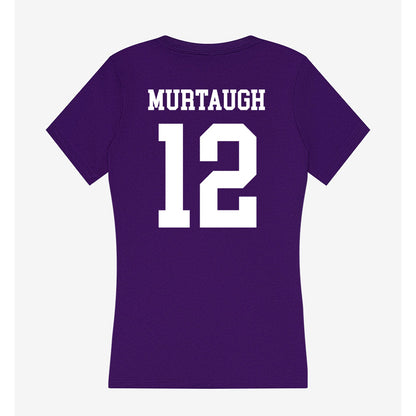 Sioux Falls - NCAA Women's Basketball : rease murtaugh - Women's V-Neck T-Shirt-1