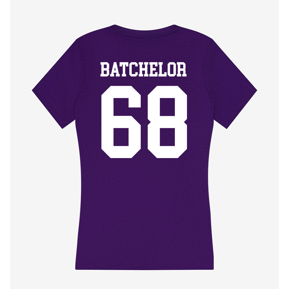 Sioux Falls - NCAA Football : Gavin Batchelor - Women's V-Neck T-Shirt-1