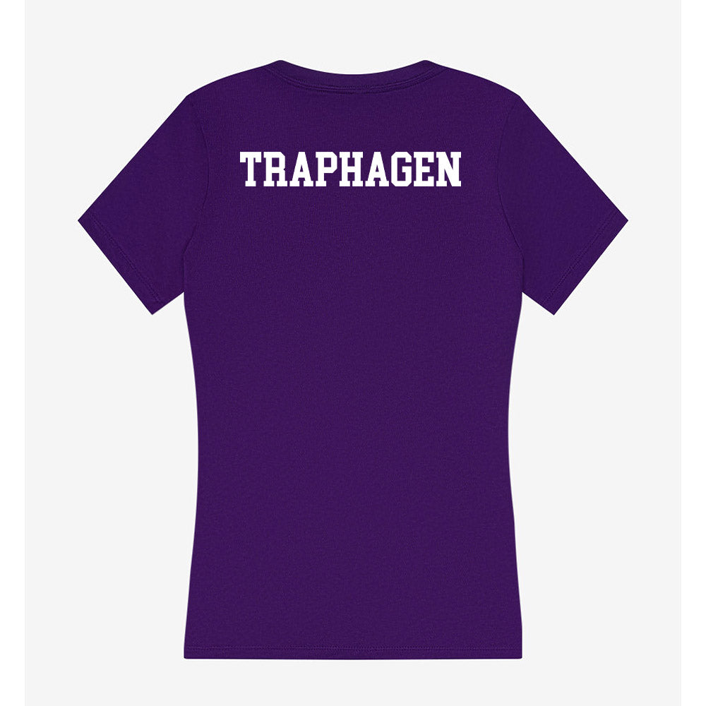 Sioux Falls - NCAA Women's Track & Field : faith traphagen - Women's V-Neck T-Shirt-1