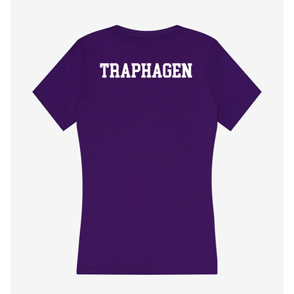 Sioux Falls - NCAA Women's Track & Field : faith traphagen - Women's V-Neck T-Shirt-1