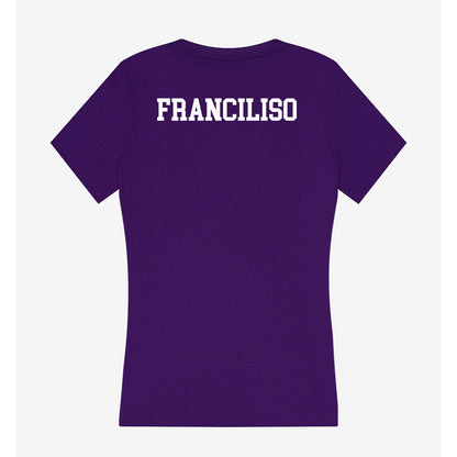 Sioux Falls - NCAA Women's Tennis : Athena Franciliso - Women's V-Neck T-Shirt-1