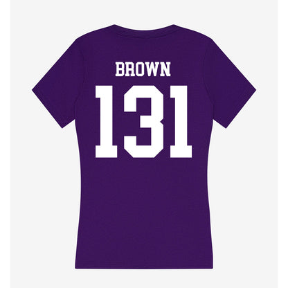 Sioux Falls - NCAA Wrestling : Sydnie Brown - Women's V-Neck T-Shirt-1