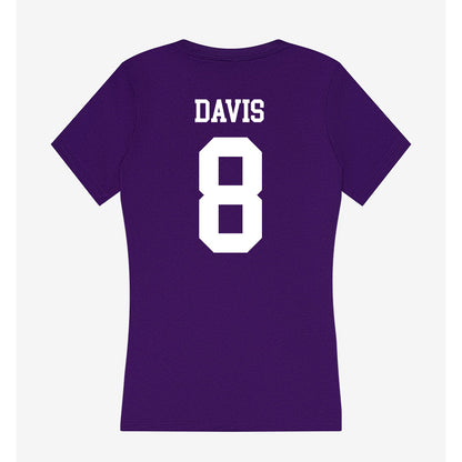 Sioux Falls - NCAA Men's Basketball : Camden Davis - Women's V-Neck T-Shirt-1