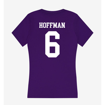 Sioux Falls - NCAA Football : Garret Hoffman - Women's V-Neck T-Shirt-1
