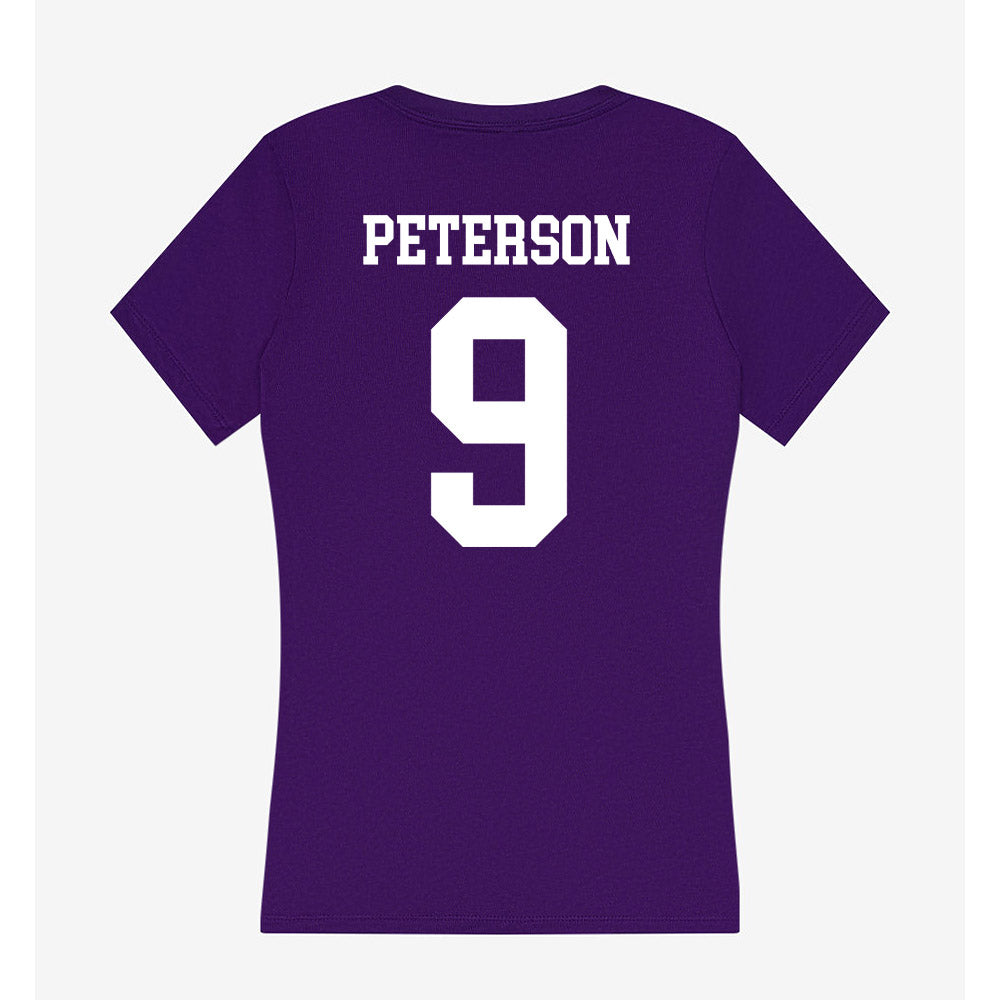 Sioux Falls - NCAA Women's Volleyball : Hollie Peterson - Women's V-Neck T-Shirt-1