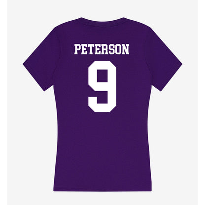 Sioux Falls - NCAA Women's Volleyball : Hollie Peterson - Women's V-Neck T-Shirt-1