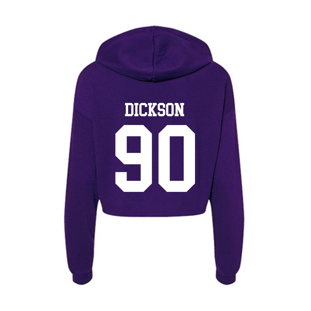 Sioux Falls - NCAA Football : Scott Dickson - Women's Crop Fleece Hoodie-1