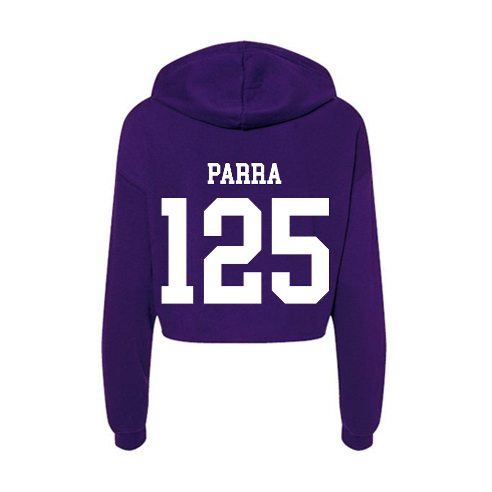 Sioux Falls - NCAA Wrestling : Daniel Parra - Women's Crop Fleece Hoodie-1