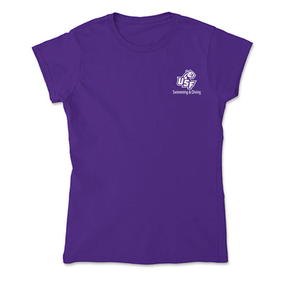 Sioux Falls - NCAA Women's Swimming & Diving : Irene Paris - Soft Style Women’s T-Shirt-0
