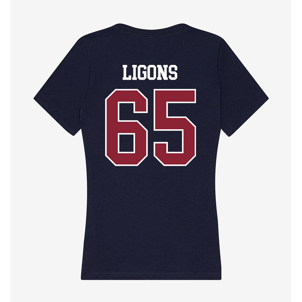 SCSU - NCAA Football : Kanaan Ligons - Women's V-Neck T-Shirt-1
