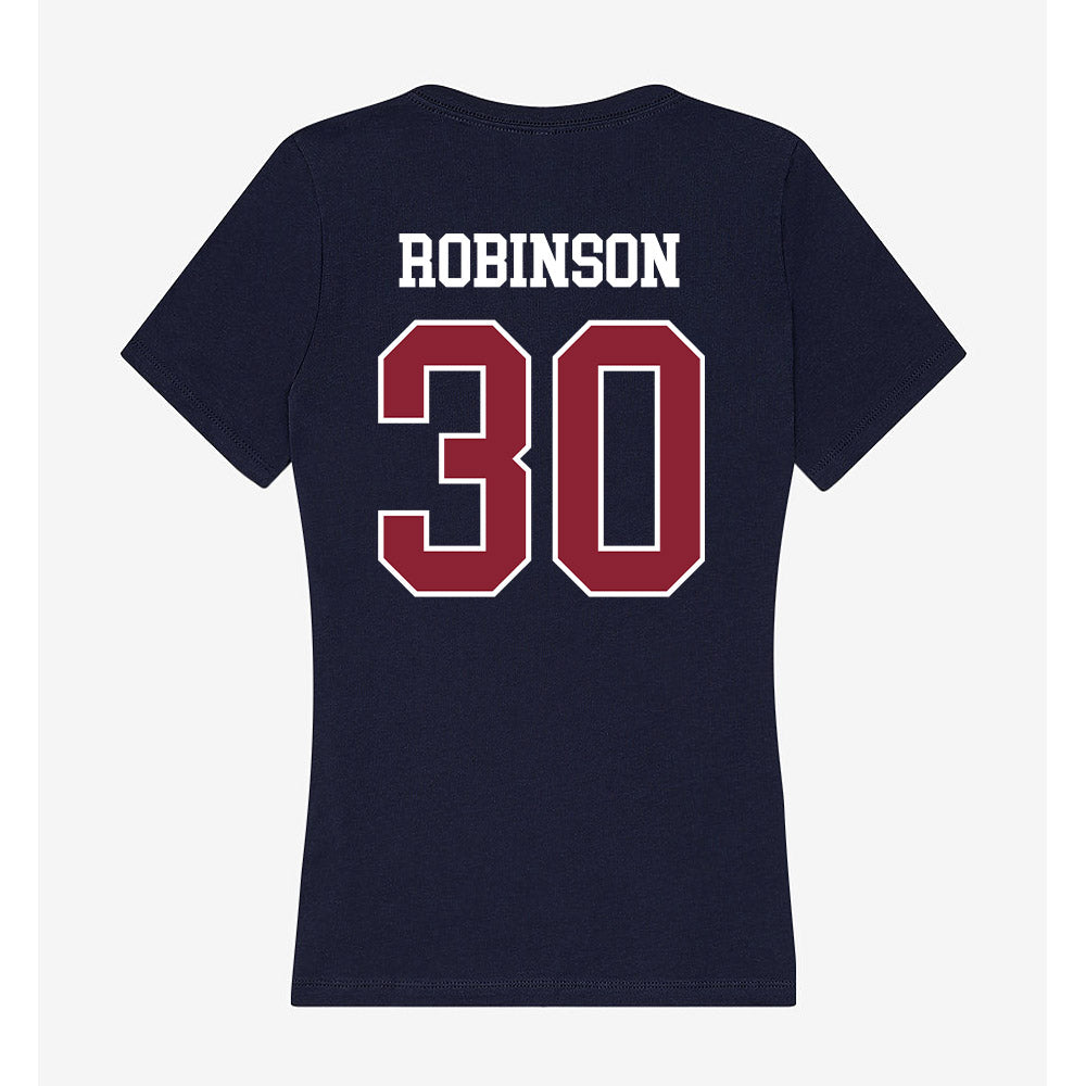 SCSU - NCAA Women's Soccer : Sydnee-Symone Robinson - Women's V-Neck T-Shirt-1