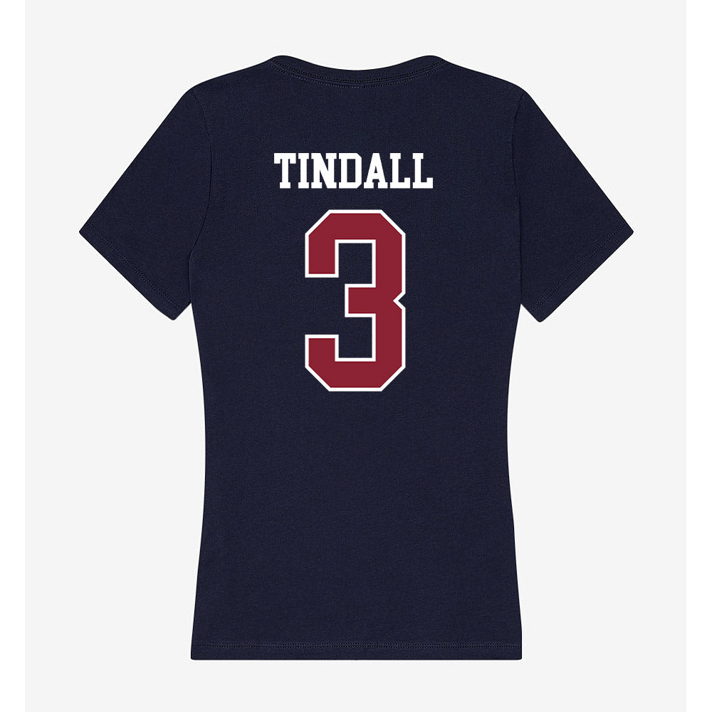 SCSU - NCAA Women's Soccer : Ayla Tindall - Women's V-Neck T-Shirt-1