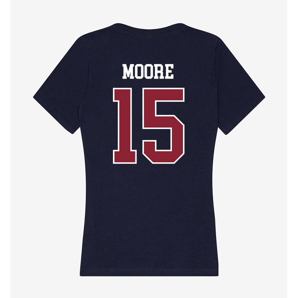 SCSU - NCAA Football : Tyron Moore - Women's V-Neck T-Shirt-1