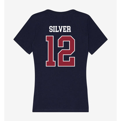 SCSU - NCAA Women's Soccer : Aaliyah Silver - Women's V-Neck T-Shirt-1