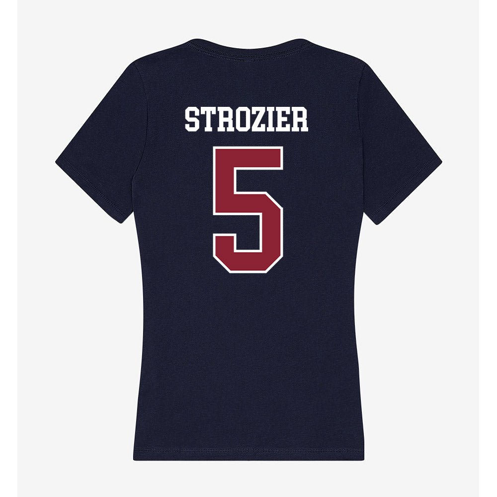 SCSU - NCAA Women's Soccer : Zariah Strozier - Women's V-Neck T-Shirt-1