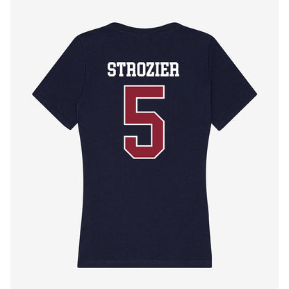 SCSU - NCAA Women's Soccer : Zariah Strozier - Women's V-Neck T-Shirt-1